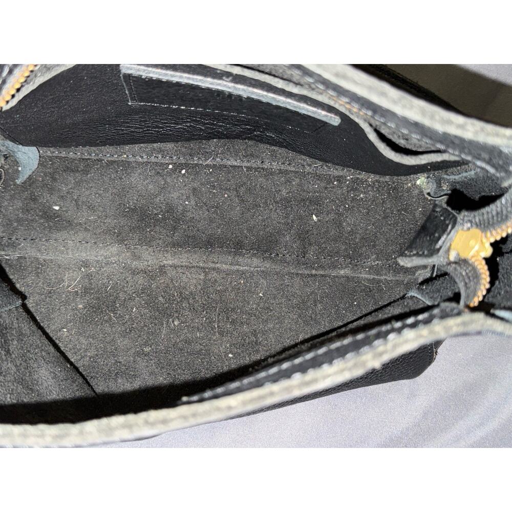 $260 Black Portland Leather Pebble Leather Handbag EUC - Picture 6 of 7